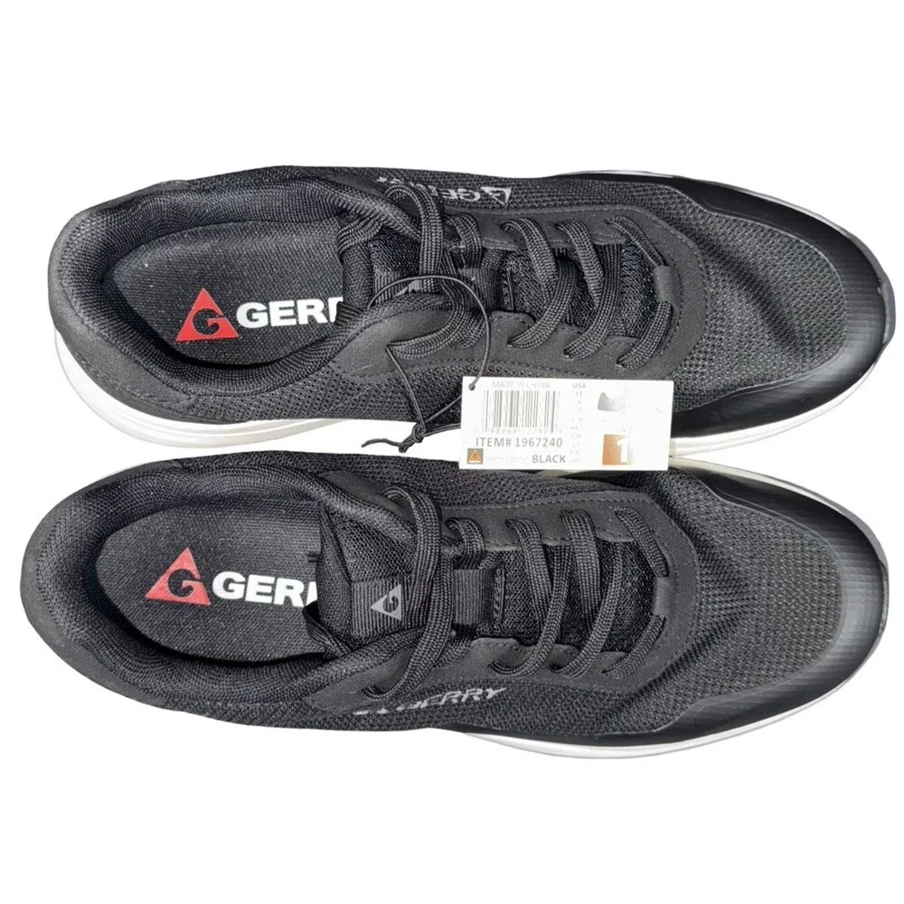 Gerry Creston Mens Size 11 Sneaker Creston Shoe Black Breathable Comfort New